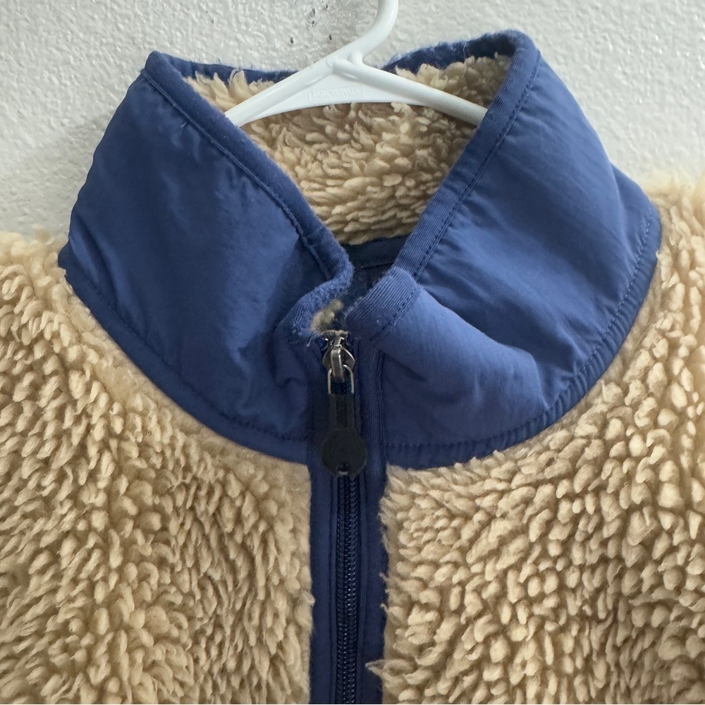 Patagonia Vintage Deep Pile Fleece Oatmeal Size XL - Picture 3 of 10
